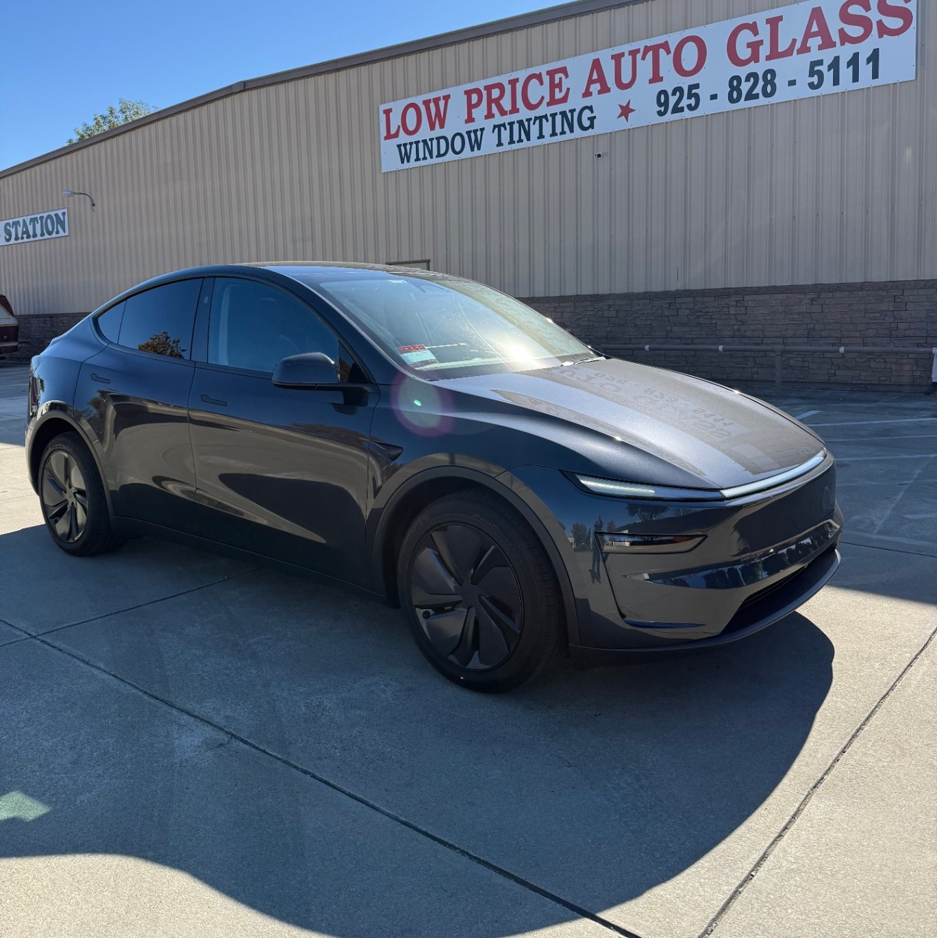 Tesla Model Y with premium ceramic tint